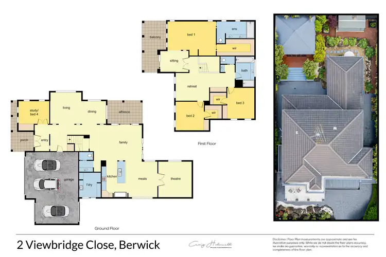 Floorplan of Homely house listing, 2 Viewbridge Close, Berwick VIC 3806