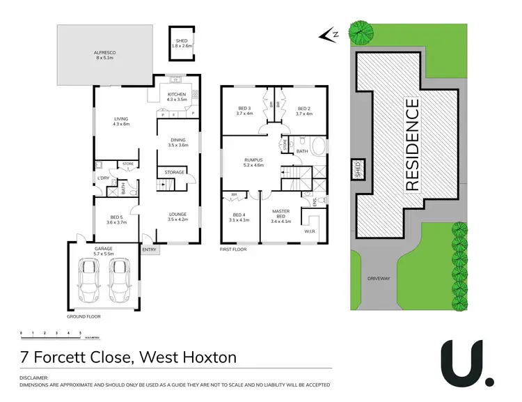 Floorplan of Homely house listing, 7 Forcett Close, West Hoxton NSW 2171