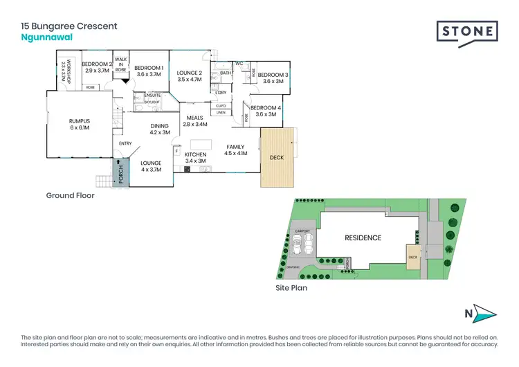 Floorplan of Homely house listing, 15 Bungaree Crescent, Ngunnawal ACT 2913