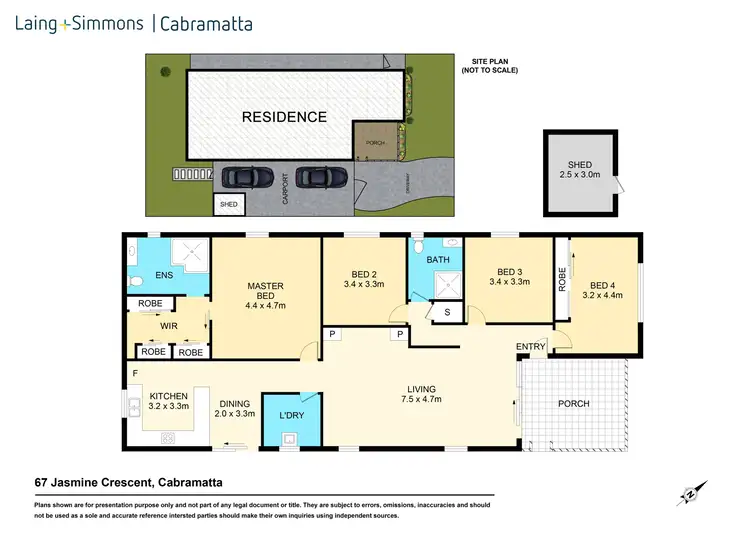 Floorplan of Homely house listing, 67 Jasmine Crescent, Cabramatta NSW 2166