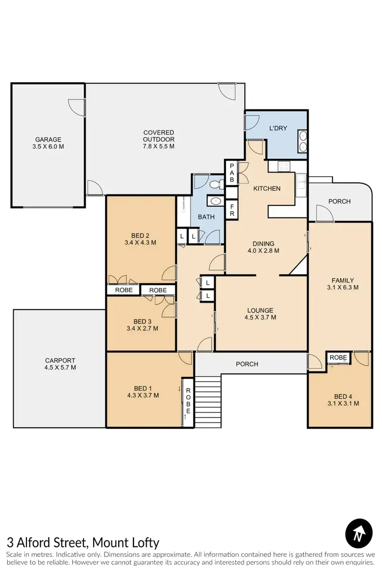 Floorplan of Homely house listing, 3 Alford Street, Mount Lofty QLD 4350