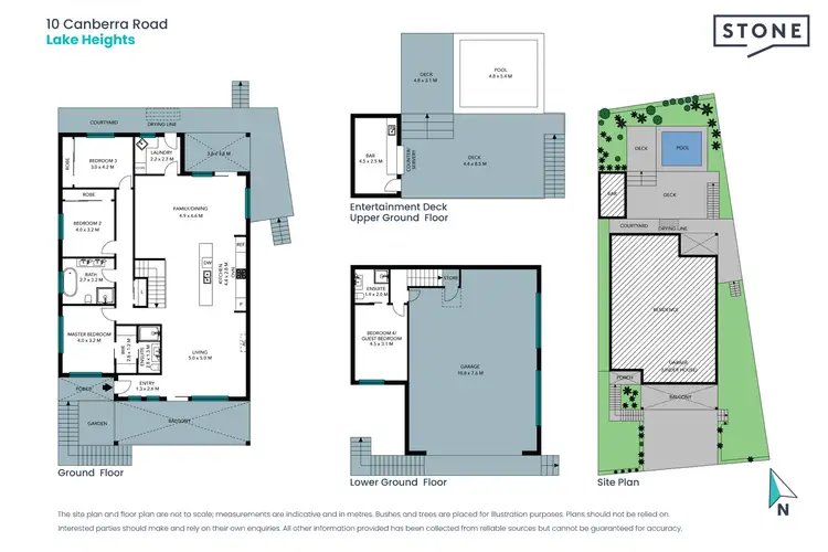 Floorplan of Homely house listing, 10 Canberra Road, Lake Heights NSW 2502