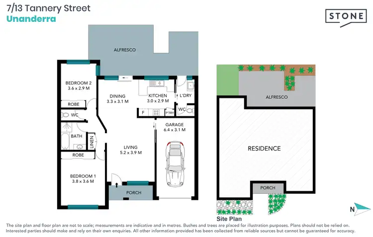 Floorplan of Homely villa listing, 7/13 Tannery Street, Unanderra NSW 2526