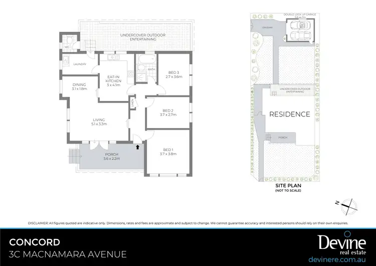 Floorplan of Homely house listing, 3c Macnamara Avenue, Concord NSW 2137