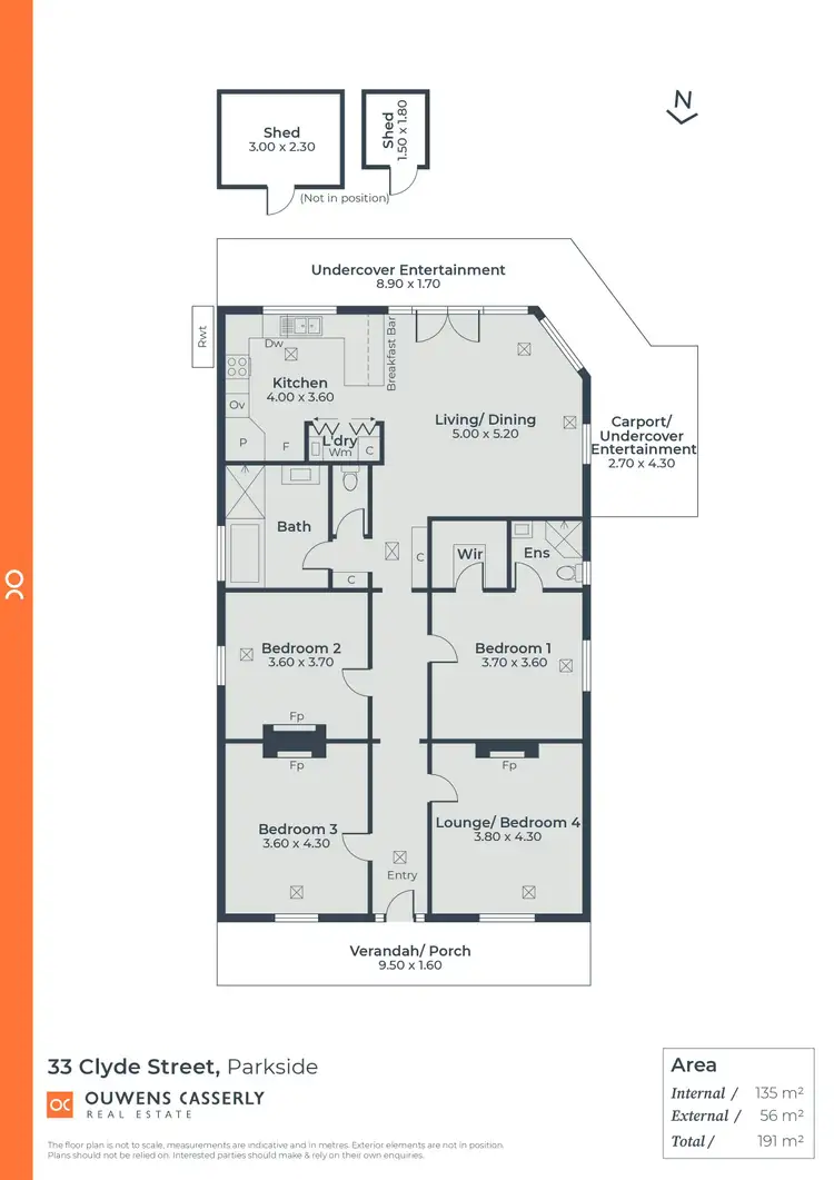 Floorplan of Homely house listing, 33 Clyde Street, Parkside SA 5063