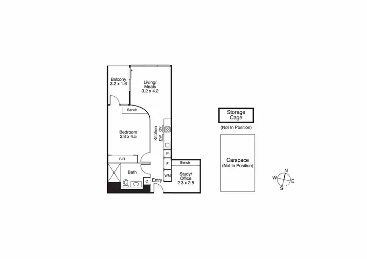 Floorplan of Homely unit listing, 403/3 Tarver Street, Port Melbourne VIC 3207