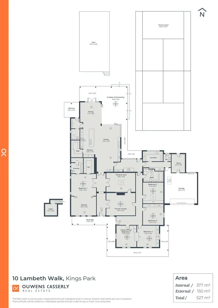 Floorplan of Homely house listing, 10 Lambeth Walk, Kings Park SA 5034