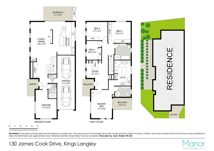 Floorplan of Homely house listing, 130 James Cook Drive, Kings Langley NSW 2147