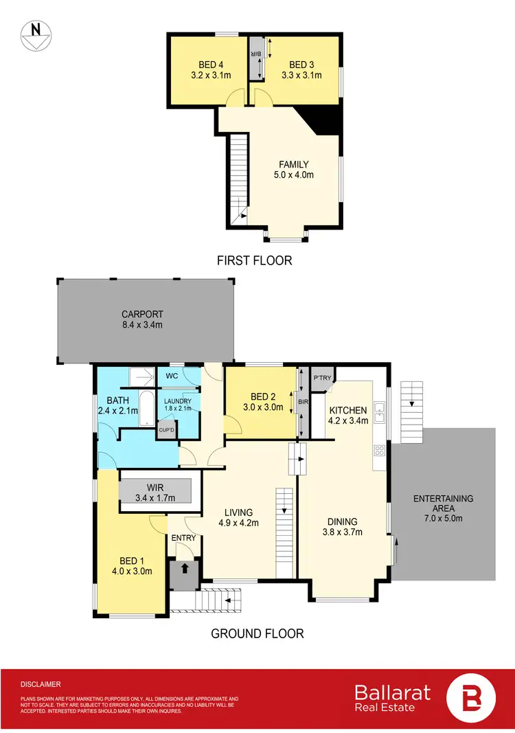 Floorplan of Homely house listing, 10 Talgarno Court, Mount Pleasant VIC 3350