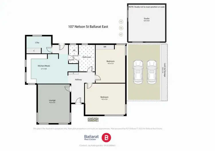 Floorplan of Homely house listing, 107 Nelson Street, Ballarat East VIC 3350