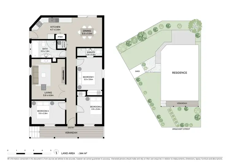 Floorplan of Homely house listing, 3 Urquhart Street, Ballarat Central VIC 3350