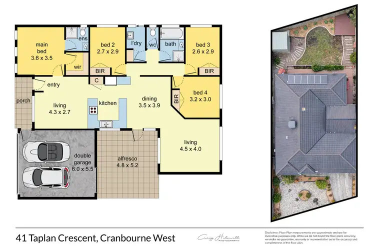 Floorplan of Homely house listing, 41 Taplan Crescent, Cranbourne West VIC 3977