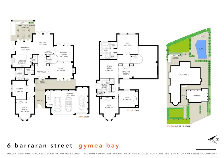 Floorplan of Homely house listing, 6 Barraran Street, Gymea Bay NSW 2227