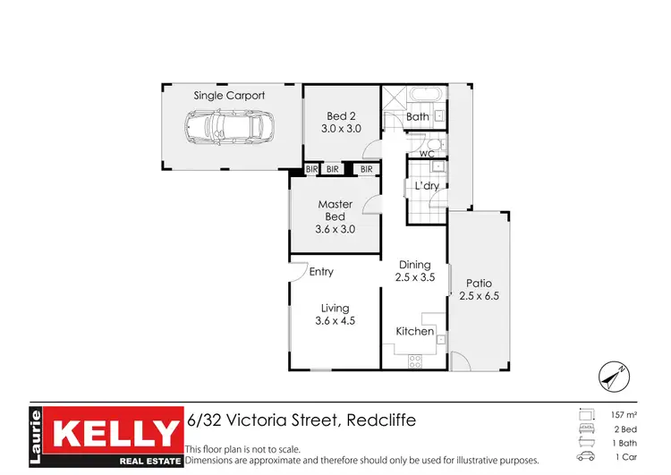 Floorplan of Homely villa listing, 6/32 Victoria Street, Redcliffe WA 6104