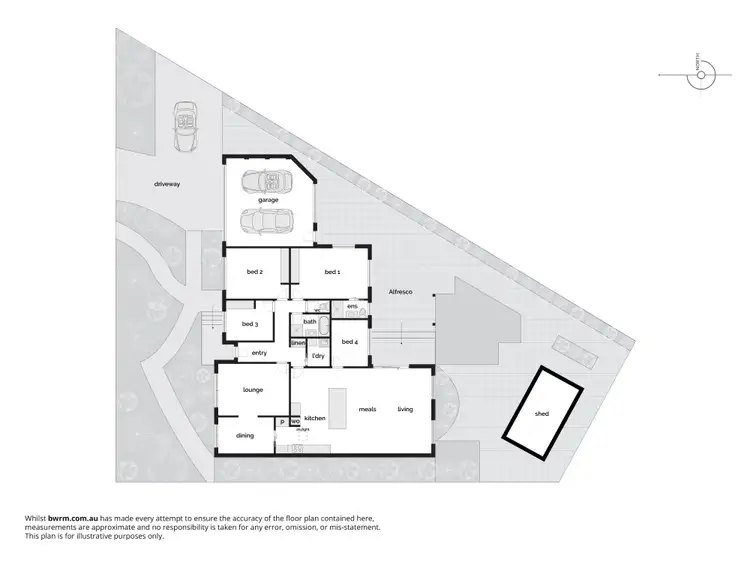 Floorplan of Homely house listing, 3 Wakool Circuit, Kaleen ACT 2617