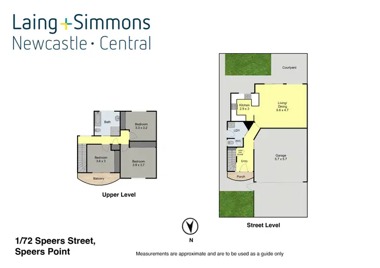 Floorplan of Homely house listing, 1/72 Speers Street, Speers Point NSW 2284