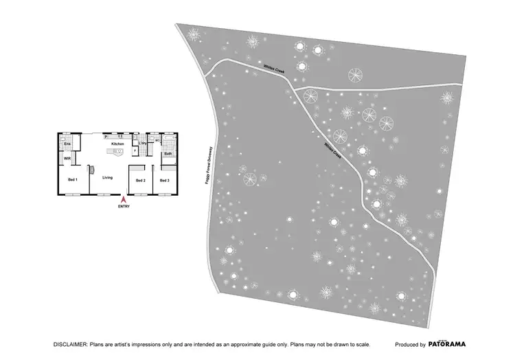 Floorplan of Homely rural property listing, 207 Foggy Forest Drive, Captains Flat NSW 2623