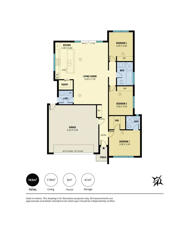 Floorplan of Homely house listing, 1C Shinnick Street, Dover Gardens SA 5048