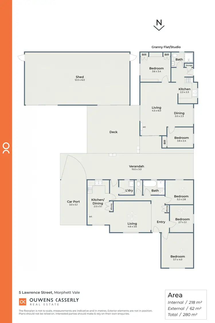 Floorplan of Homely house listing, 5 Lawrence Street, Morphett Vale SA 5162