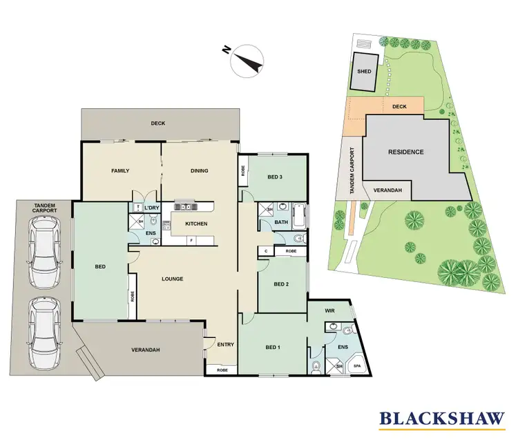 Floorplan of Homely house listing, 4 Bates Street, Dickson ACT 2602