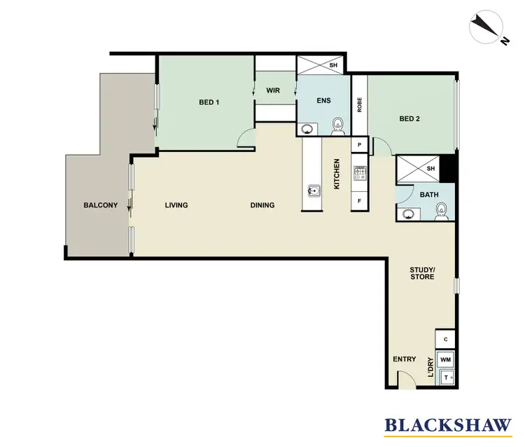 Floorplan of Homely unit listing, 29/14-16 New South Wales Crescent, Forrest ACT 2603