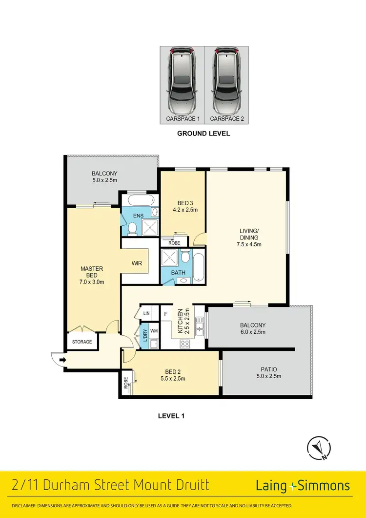 Floorplan of Homely unit listing, 2/11-13 Durham Street, Mount Druitt NSW 2770