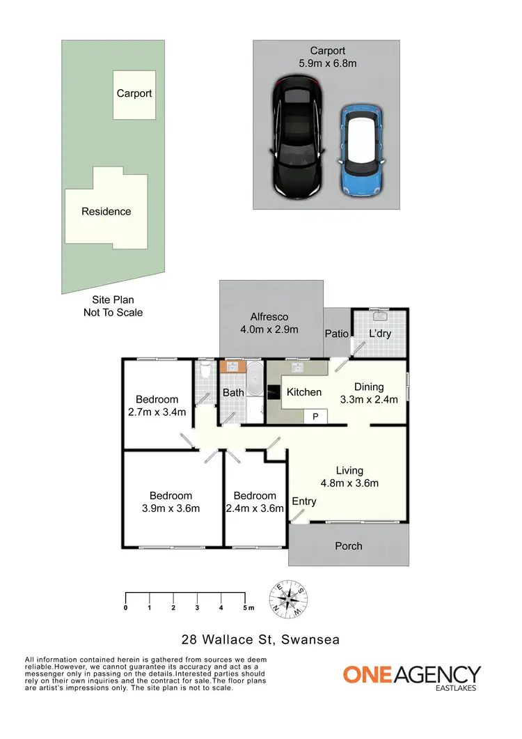 Floorplan of Homely house listing, 28 Wallace Street, Swansea NSW 2281