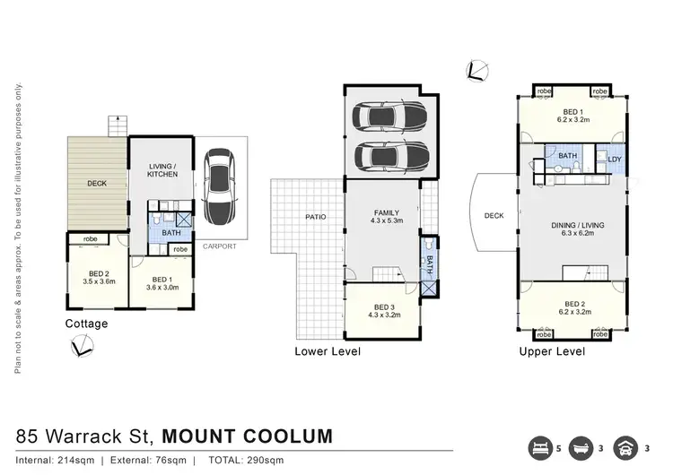 Floorplan of Homely house listing, 85 Warrack Street, Mount Coolum QLD 4573