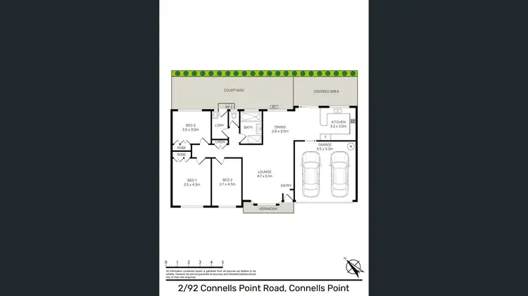 Floorplan of Homely villa listing, 2/92 Connells Point Road, South Hurstville NSW 2221