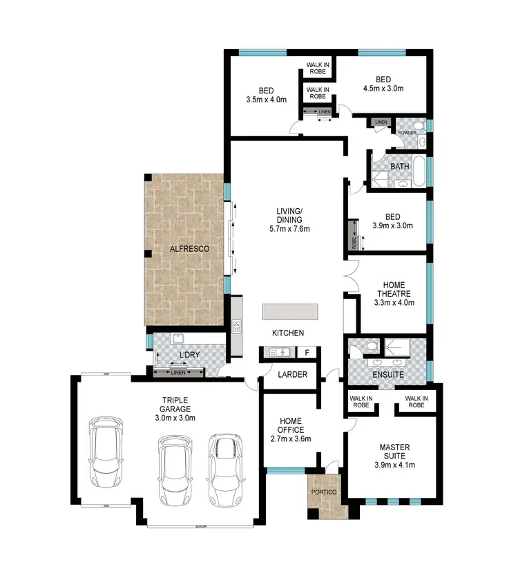 Floorplan of Homely house listing, 83 Pearce Road, Australind WA 6233