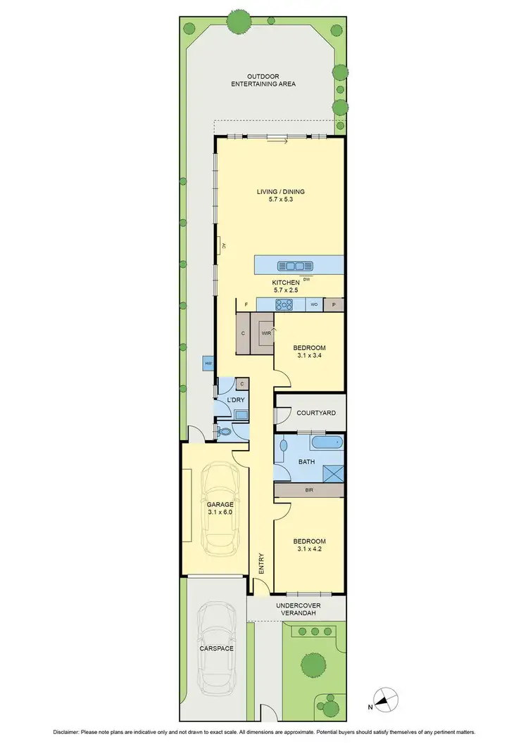 Floorplan of Homely villa listing, 6A Renown Street, Essendon North VIC 3041