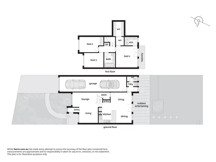 Floorplan of Homely townhouse listing, 5 Ducane Street, Forrest ACT 2603