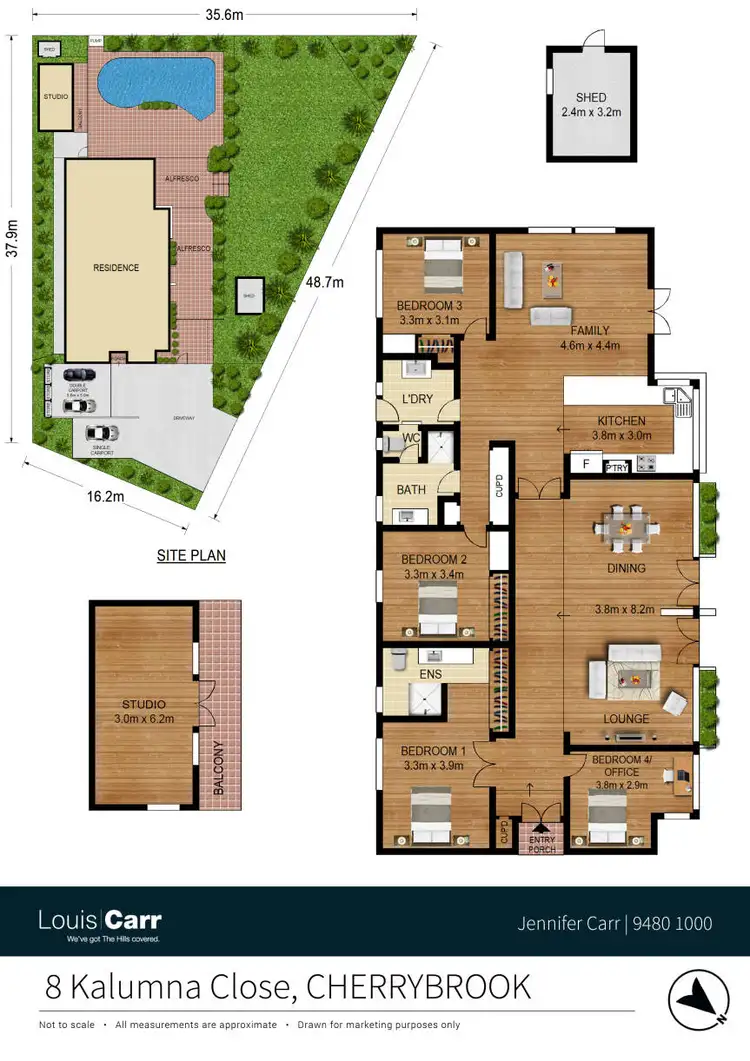 Floorplan of Homely house listing, 8 Kalumna Close, Cherrybrook NSW 2126