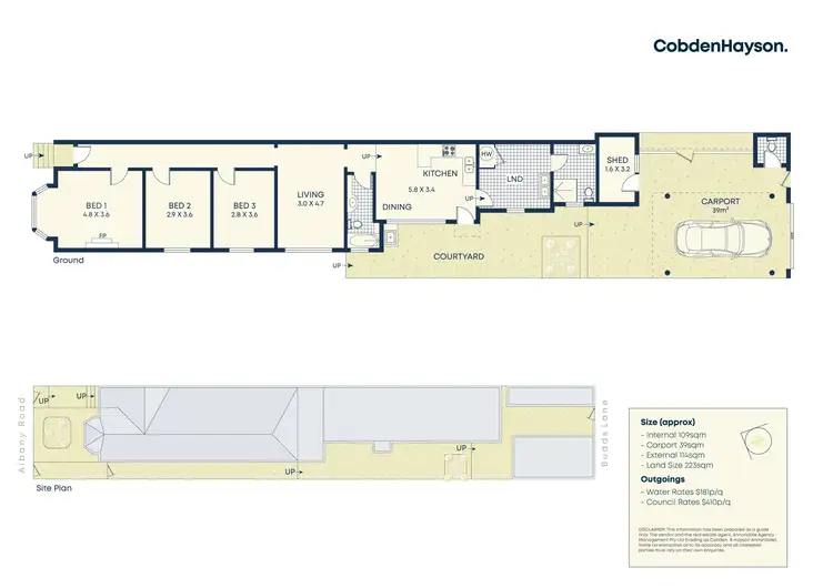 Floorplan of Homely house listing, 159 Albany Road, Stanmore NSW 2048