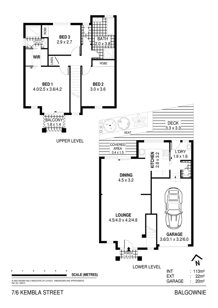 Floorplan of Homely townhouse listing, 7/6 Kembla Street, Balgownie NSW 2519