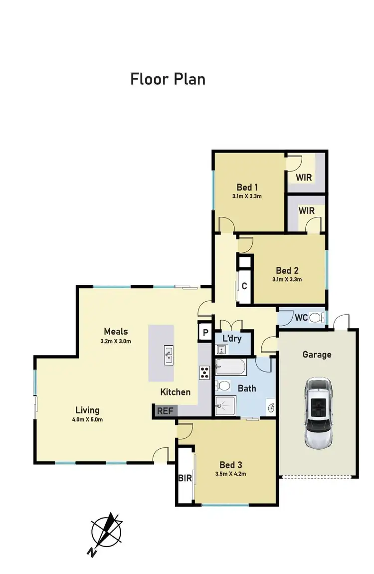 Floorplan of Homely house listing, 41 Circle Drive, Cranbourne VIC 3977