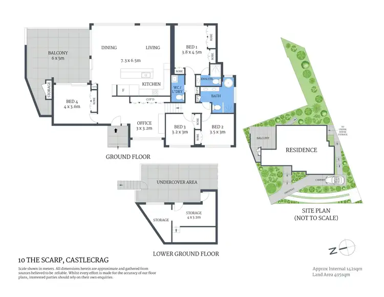 Floorplan of Homely house listing, 10 The Scarp, Castlecrag NSW 2068