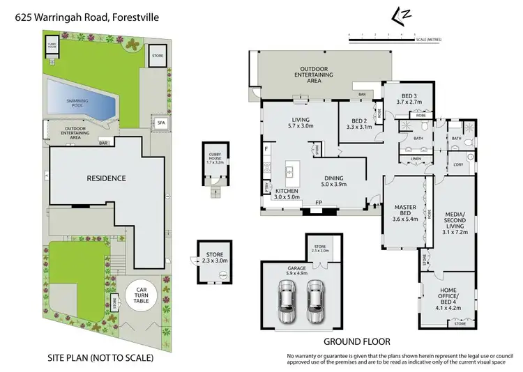 Floorplan of Homely house listing, 625 Warringah Road, Forestville NSW 2087