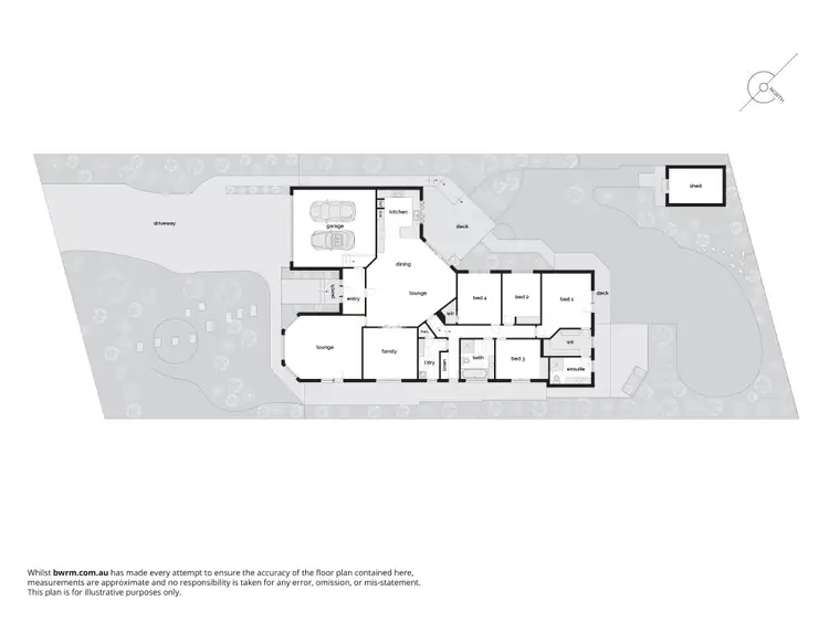 Floorplan of Homely house listing, 6 Lawson Place, Jerrabomberra NSW 2619