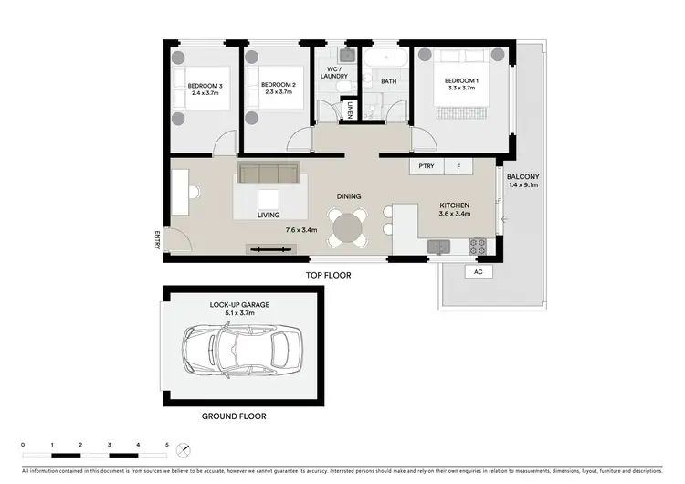 Floorplan of Homely apartment listing, 7/16-18 Bruce Street, Brighton-Le-Sands NSW 2216