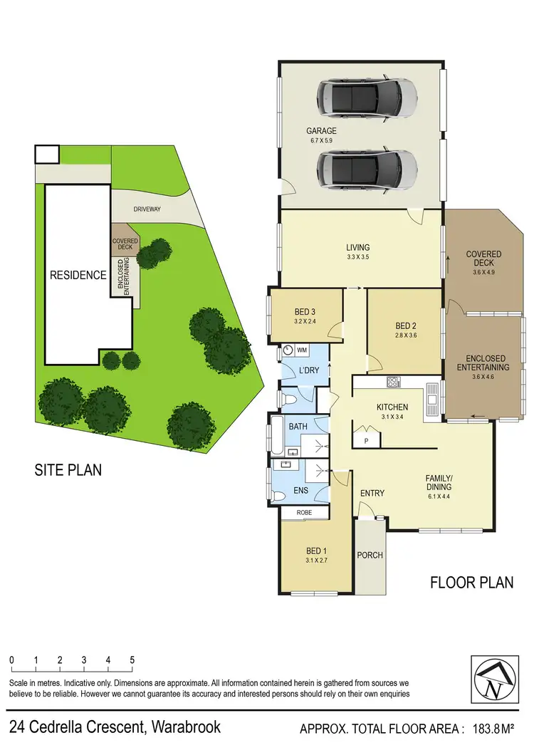 Floorplan of Homely house listing, 24 Cedrella Crescent, Warabrook NSW 2304