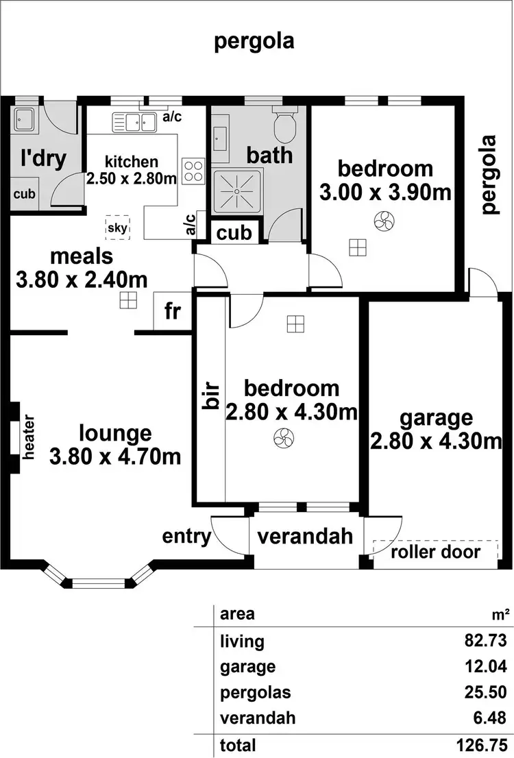 Floorplan of Homely unit listing, 8/2 Netherby Avenue, Netherby SA 5062
