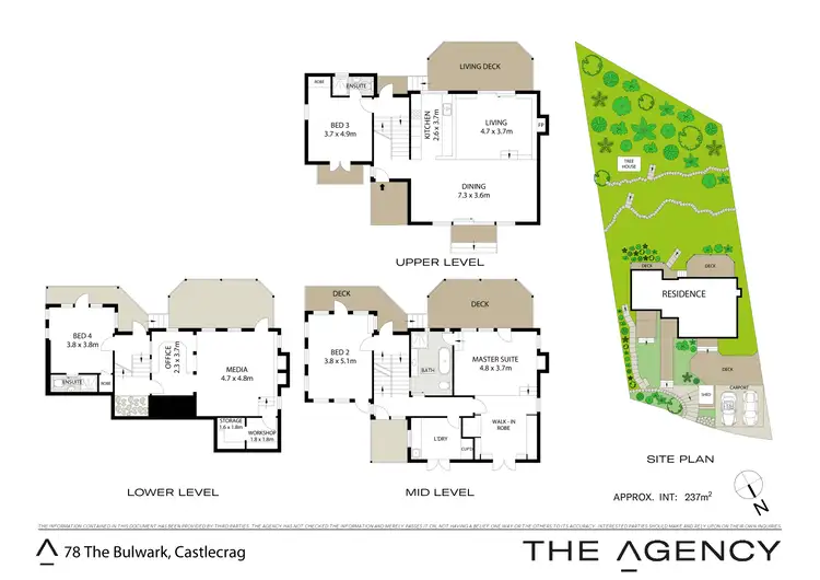Floorplan of Homely house listing, 78 The Bulwark, Castlecrag NSW 2068