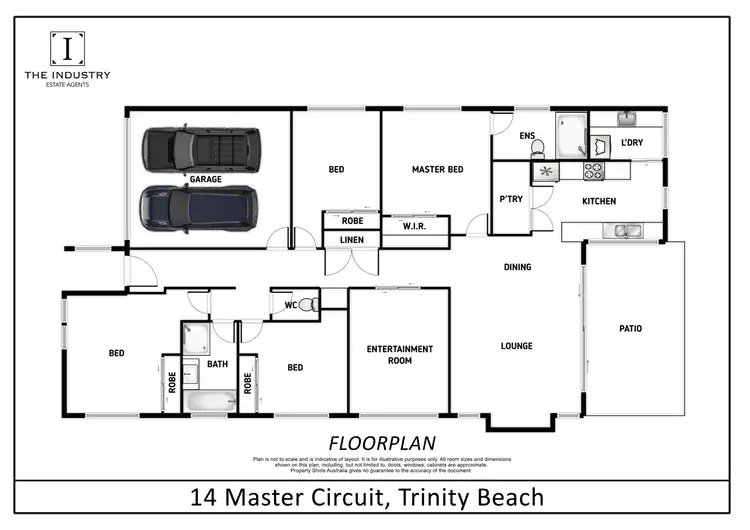 Floorplan of Homely house listing, 14 Master Circuit, Trinity Beach QLD 4879