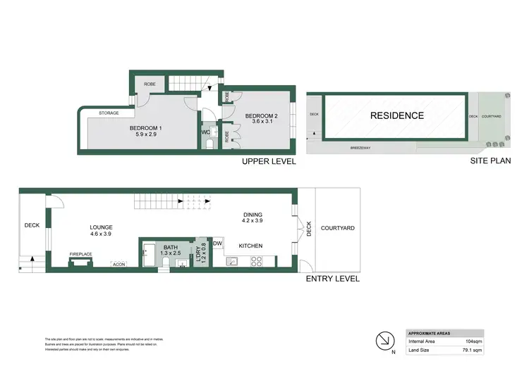 Floorplan of Homely house listing, 144 Rowntree Street, Birchgrove NSW 2041