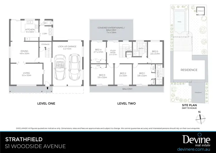 Floorplan of Homely house listing, 51 Woodside Avenue, Strathfield NSW 2135