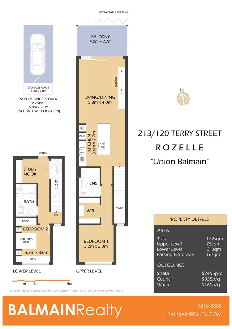 Floorplan of Homely apartment listing, 213/120 Terry Street, Rozelle NSW 2039
