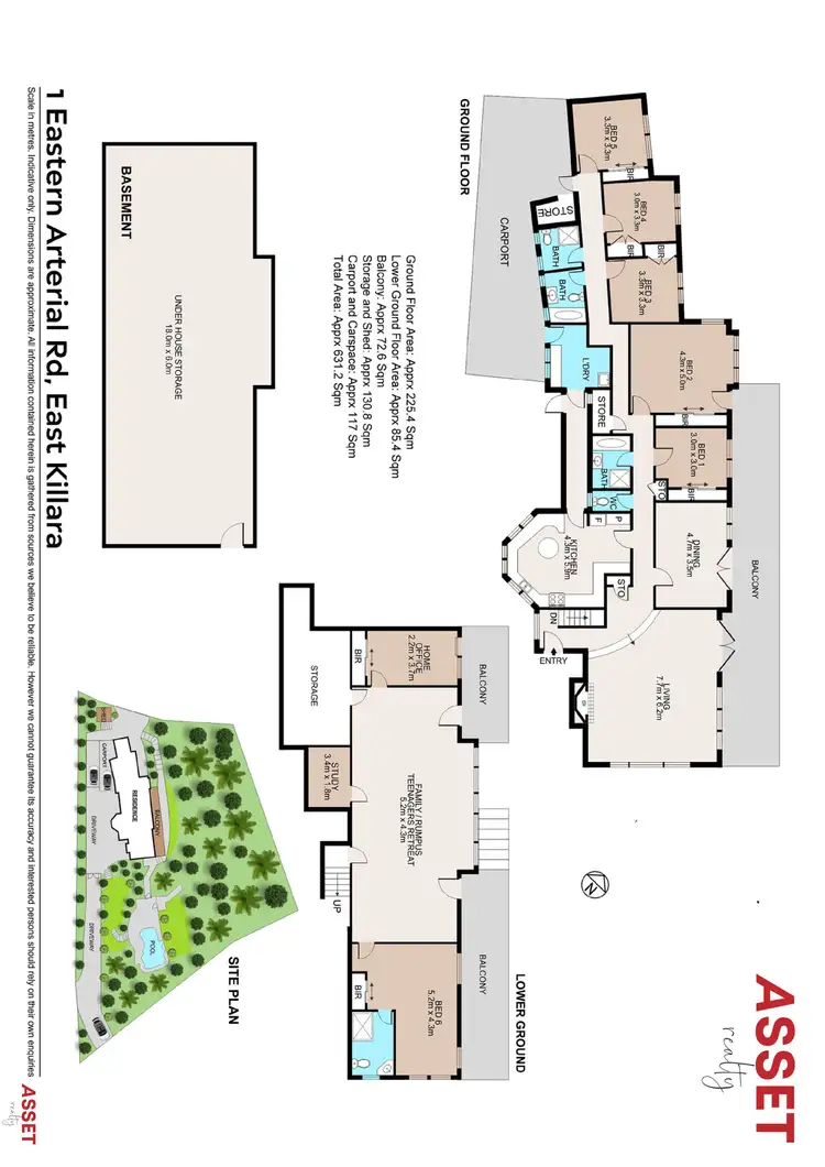 Floorplan of Homely house listing, 1 Eastern Arterial Road, East Killara NSW 2071