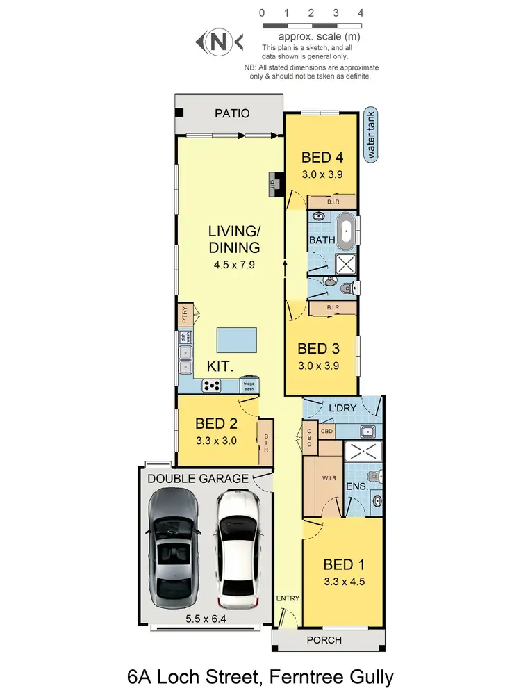 Floorplan of Homely house listing, 6A Loch Street, Ferntree Gully VIC 3156