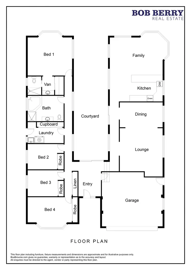 Floorplan of Homely house listing, 12 Willowbend Way, Dubbo NSW 2830